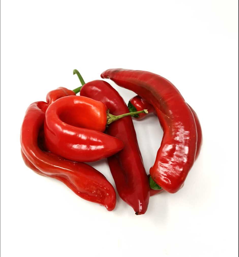 Fresh Long Cap Pepper Half Box